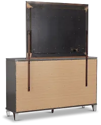 Vegas Gray Dresser & Mirror