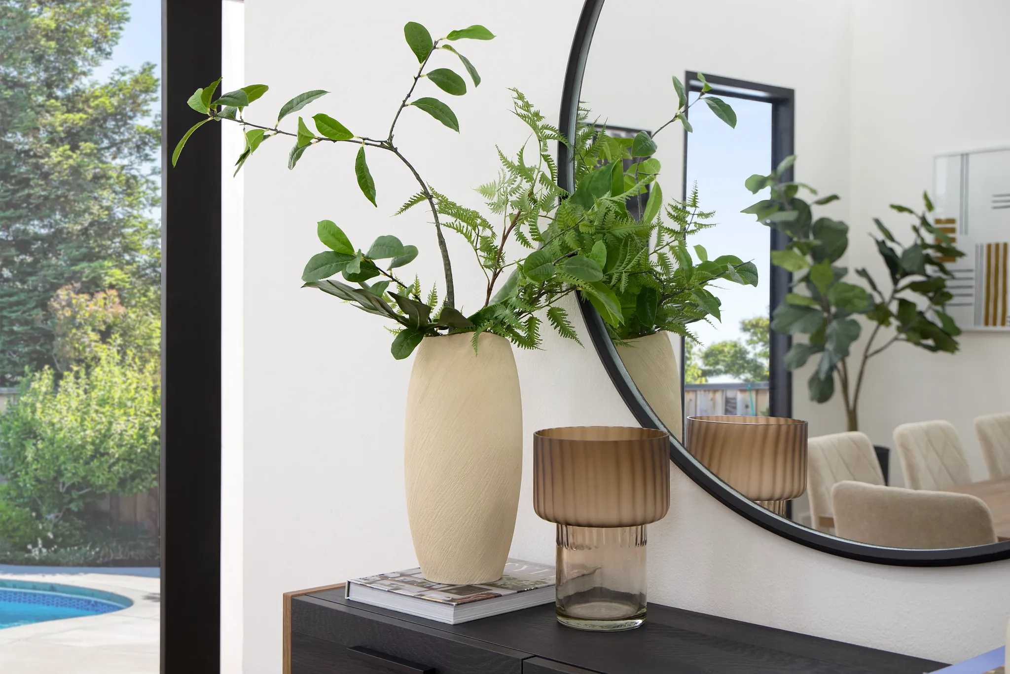 Elgin Brown Medium Vase