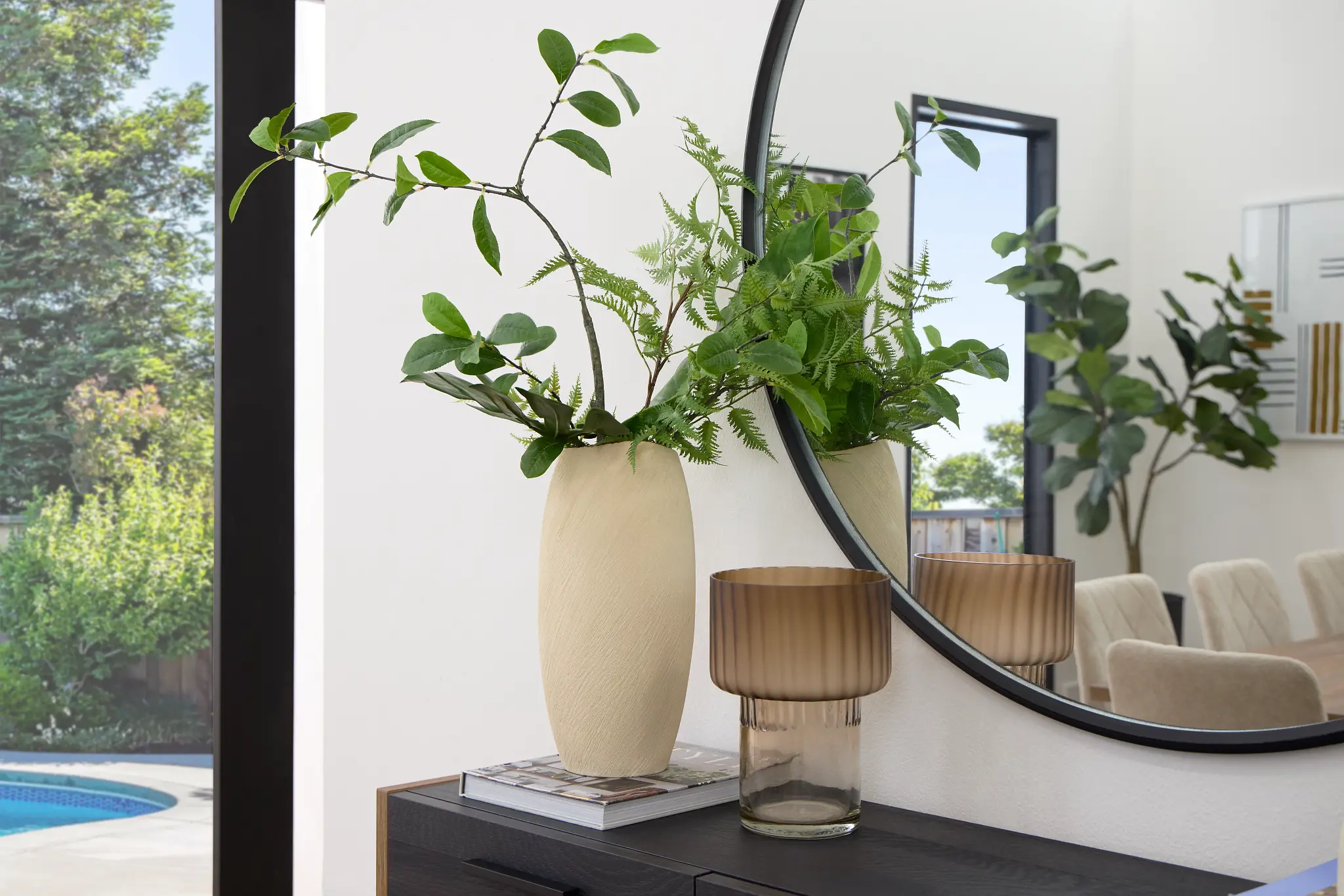 Elgin Brown Medium Vase Elgin Brown Medium Vase