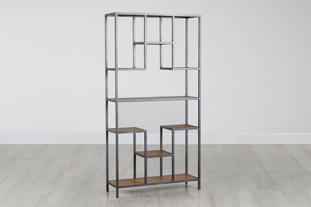 Mila2 Silver Bookcase