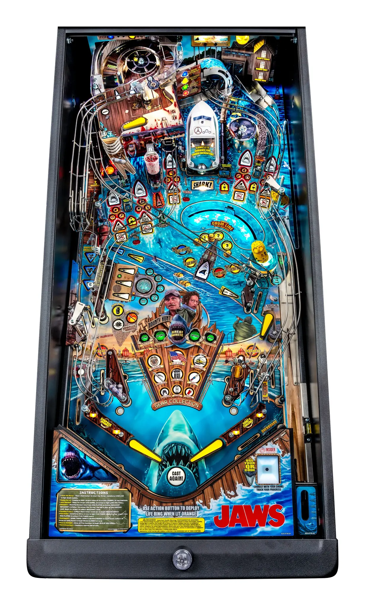 Jaws Premium Pinball Machine Jaws Premium Pinball Machine