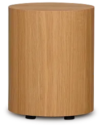 Lexie Light Tone Round End Table