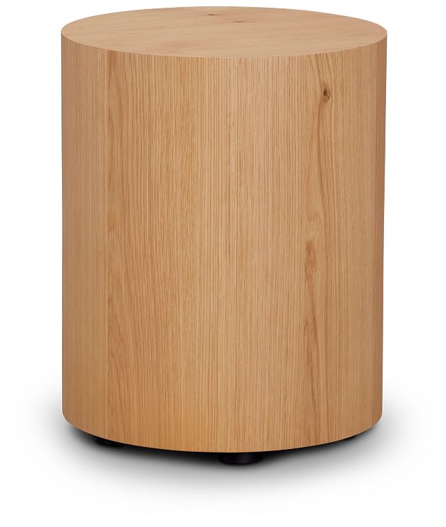 Lexie Light Tone Round End Table