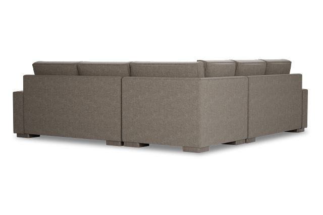 Edgewater Elite Brown Small Two-arm Sectional