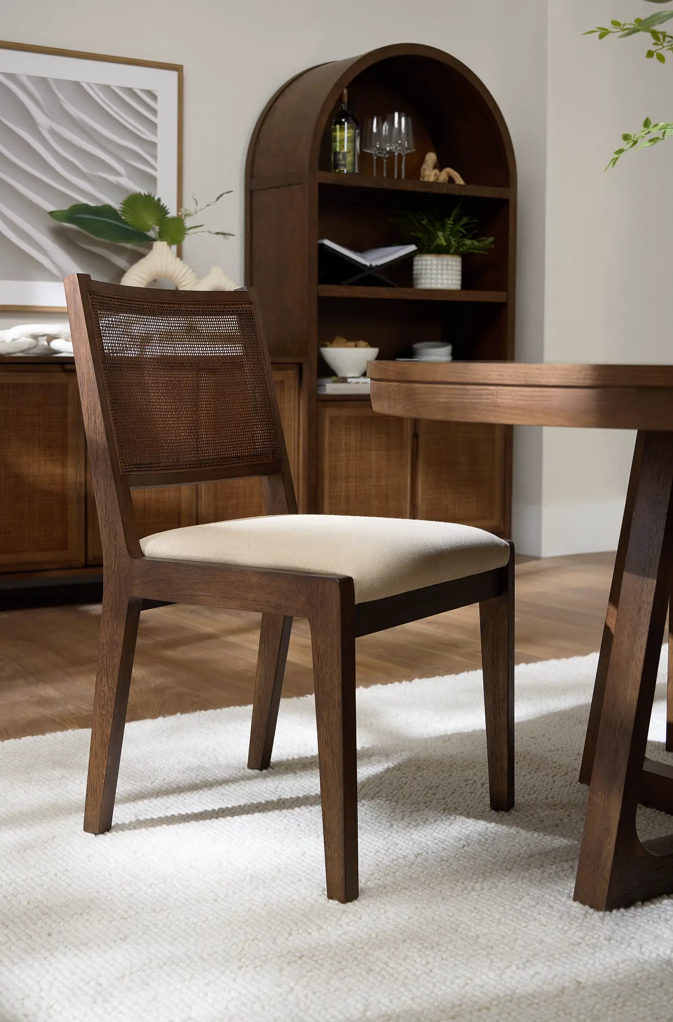 Pacific Mid Tone Woven Upholstered Side Chair Pacific Mid Tone Woven Upholstered Side Chair