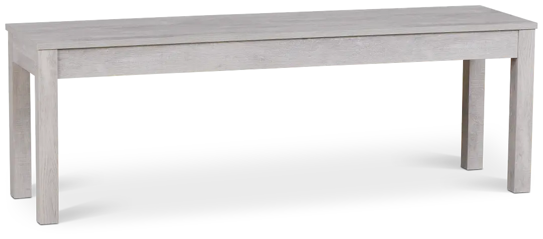 Delray White Dining Bench Delray White Dining Bench