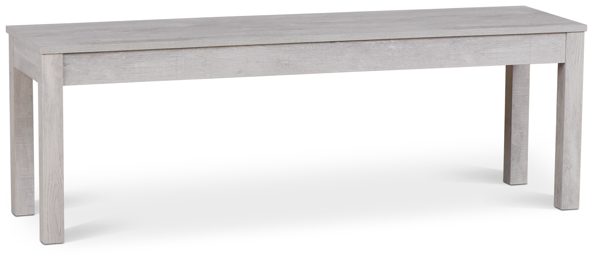 Delray White Dining Bench