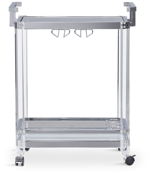 Rosie Chrome Bar Cart