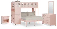 Charleston Pink Loft Bedroom
