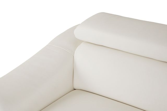 Gunner White Micro Right Chaise Sectional