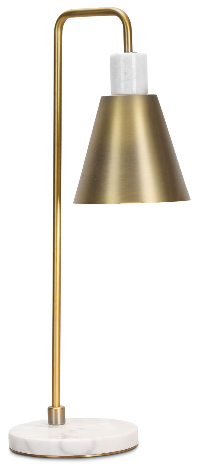 Alessi Gold Marble Table Lamp
