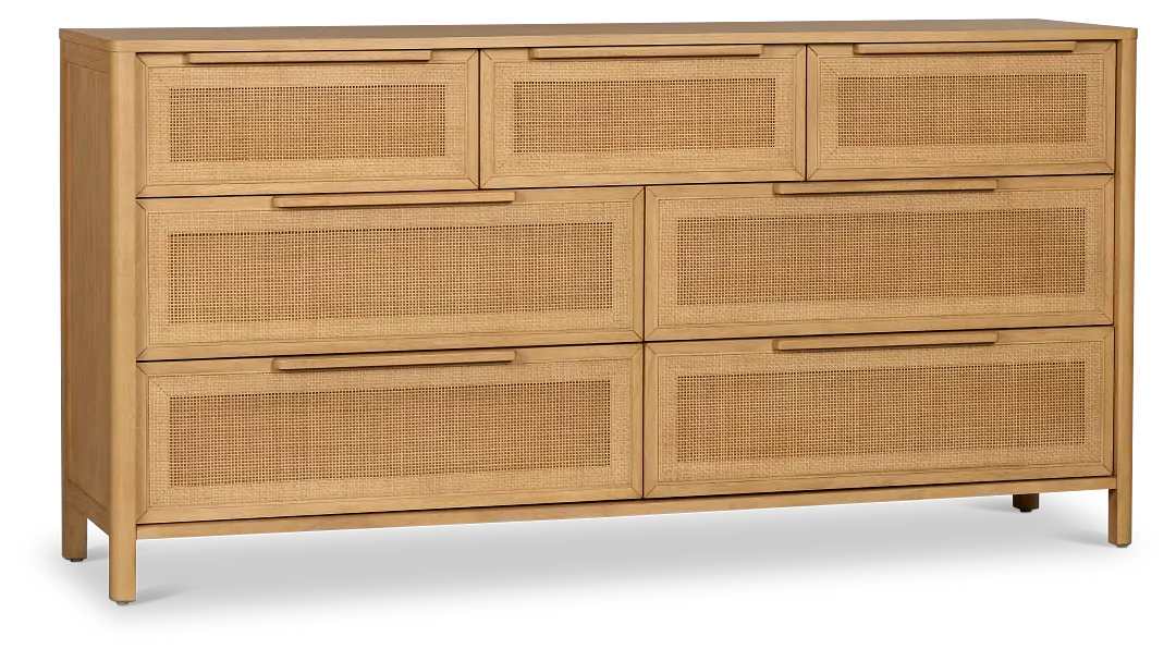 Pacific Light Tone 7-drawer Dresser Pacific Light Tone 7-drawer Dresser