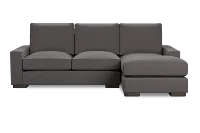 Edgewater Peyton Gray Right Chaise Sectional