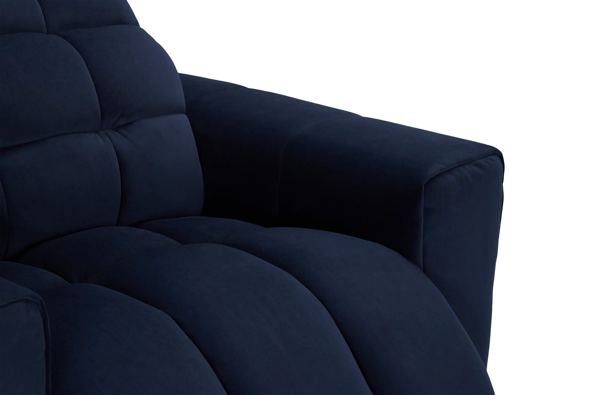 Gemma Navy Velvet Power Recliner