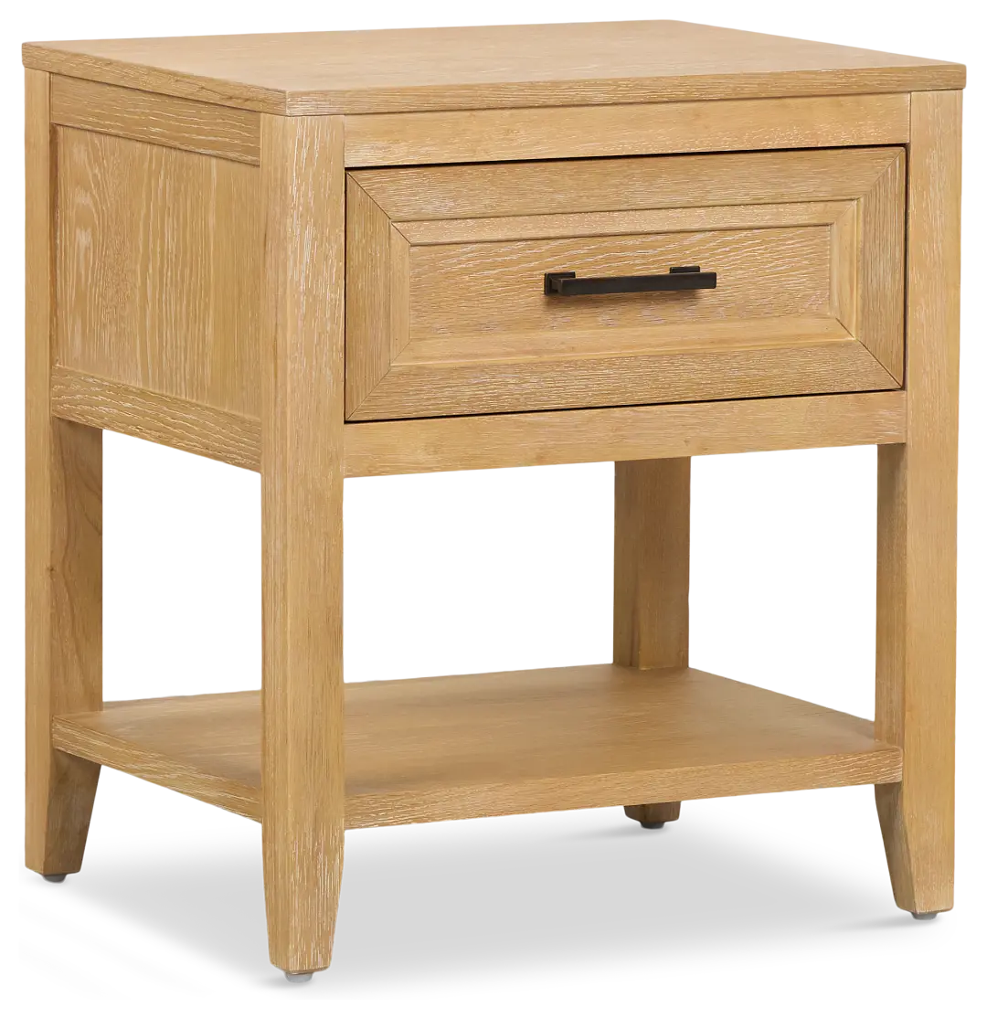 Nantucket Light Tone 1-drawer Nightstand Nantucket Light Tone 1-drawer Nightstand