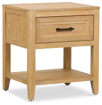 Nantucket Light Tone 1-drawer Nightstand