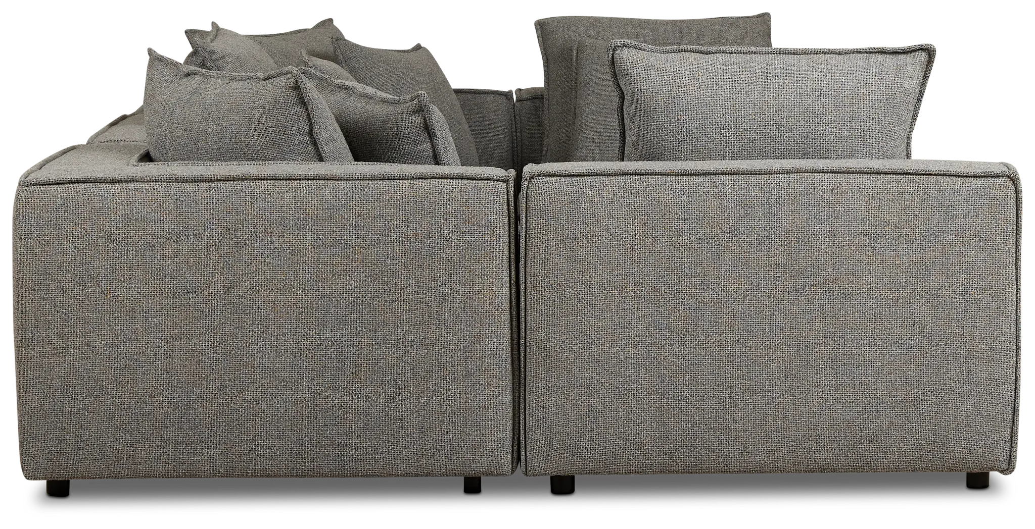 Tatum Gray Fabric 6-piece Pit Sectional Tatum Gray Fabric 6-piece Pit Sectional