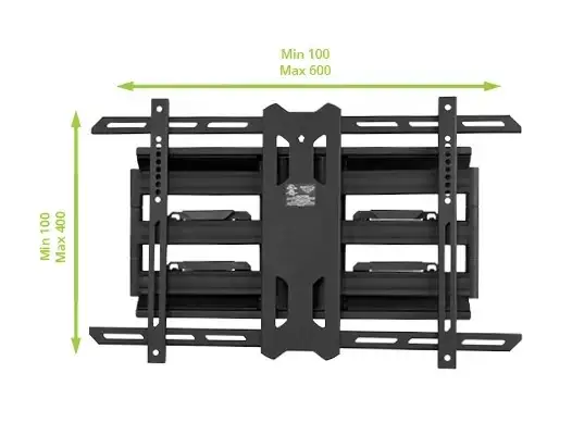 Kanto Pdx650 Mount 37"-75" Black Full Motion Tv Wall Mount Kanto Pdx650 Mount 37"-75" Black Full Motion Tv Wall Mount