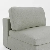 Destin Delray Pewter Fabric Swivel Chair