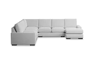 Edgewater Suave White Large Right Chaise Sectional