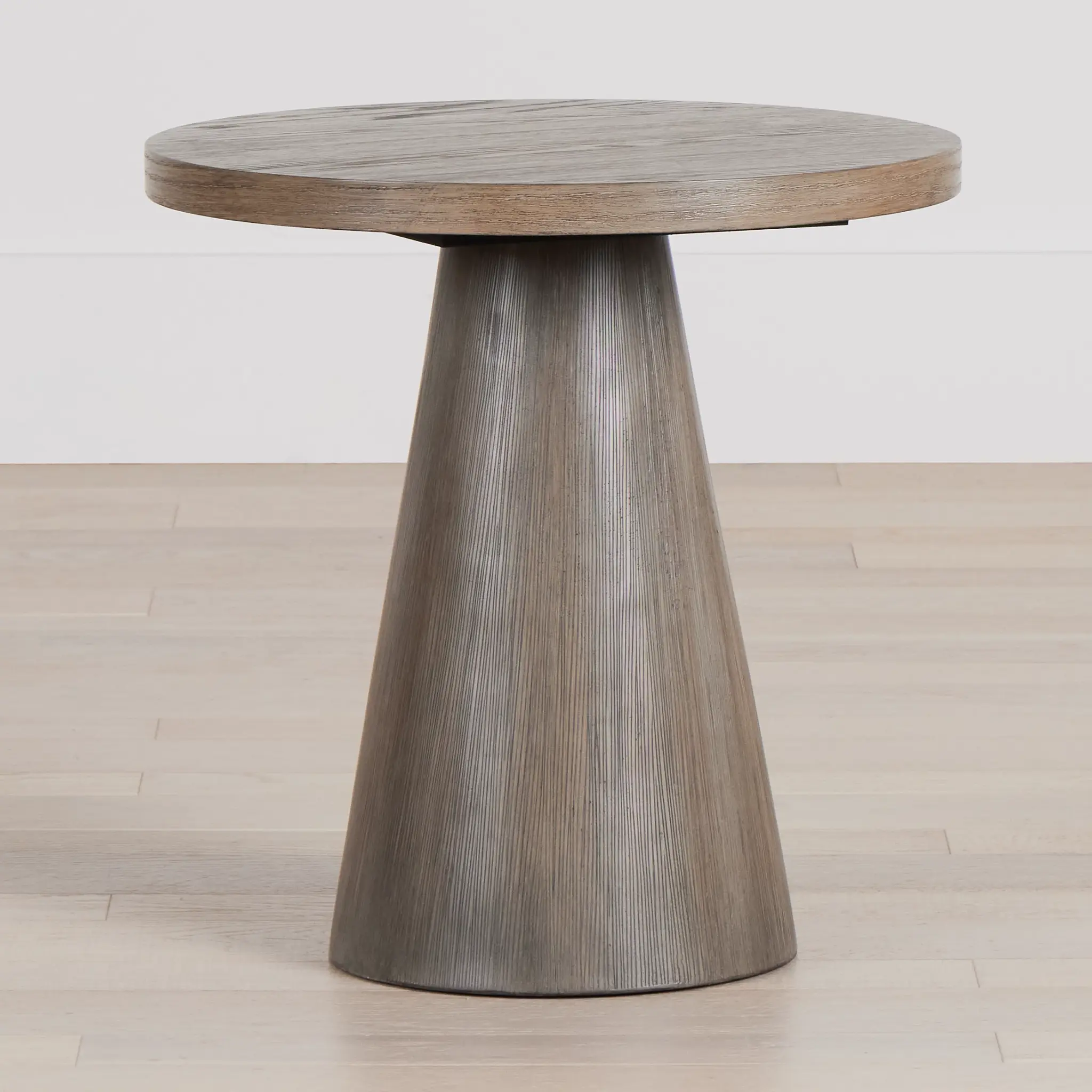 Alden Gray Round End Table Alden Gray Round End Table