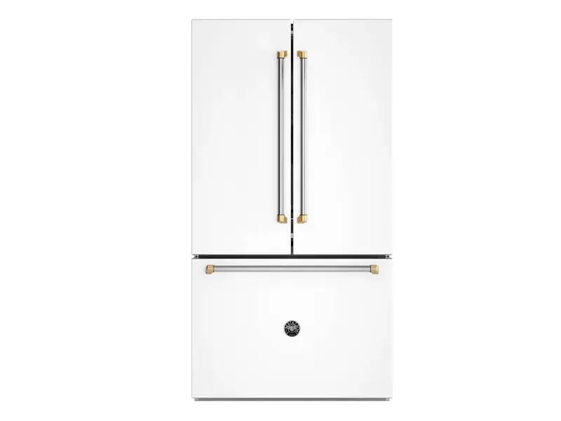Bertazzoni Master Series White 36" French Door Refrigerator