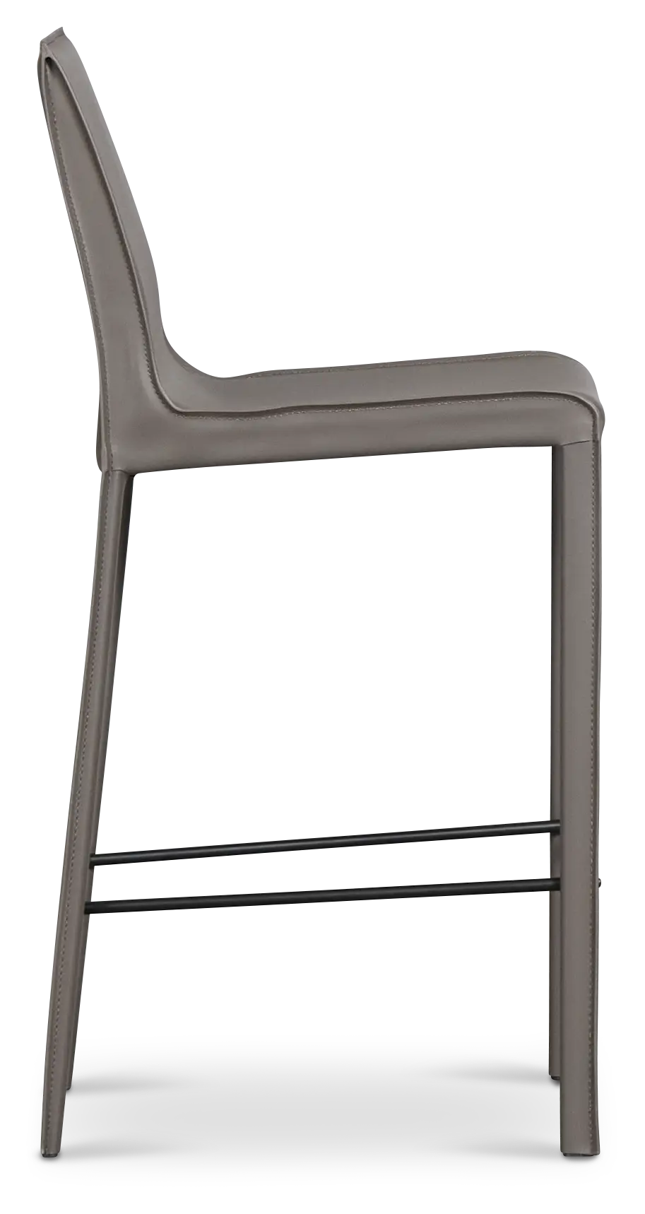 Lagos Gray 27" Upholstered Barstool Lagos Gray 27" Upholstered Barstool