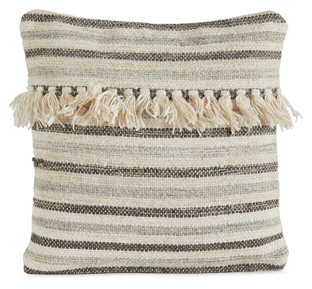 Ranger Beige Square Accent Pillow