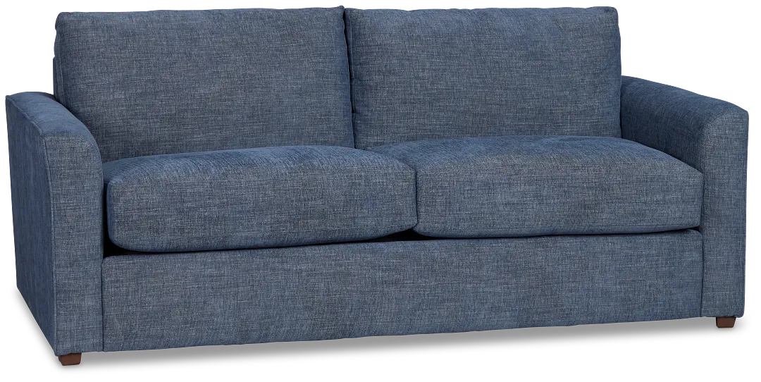 Davis Dark Blue Micro Innerspring Sleeper