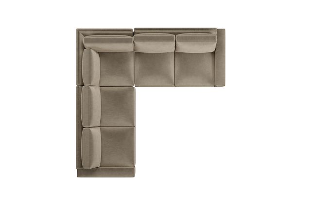 Edgewater Joya Beige Small Two-arm Sectional