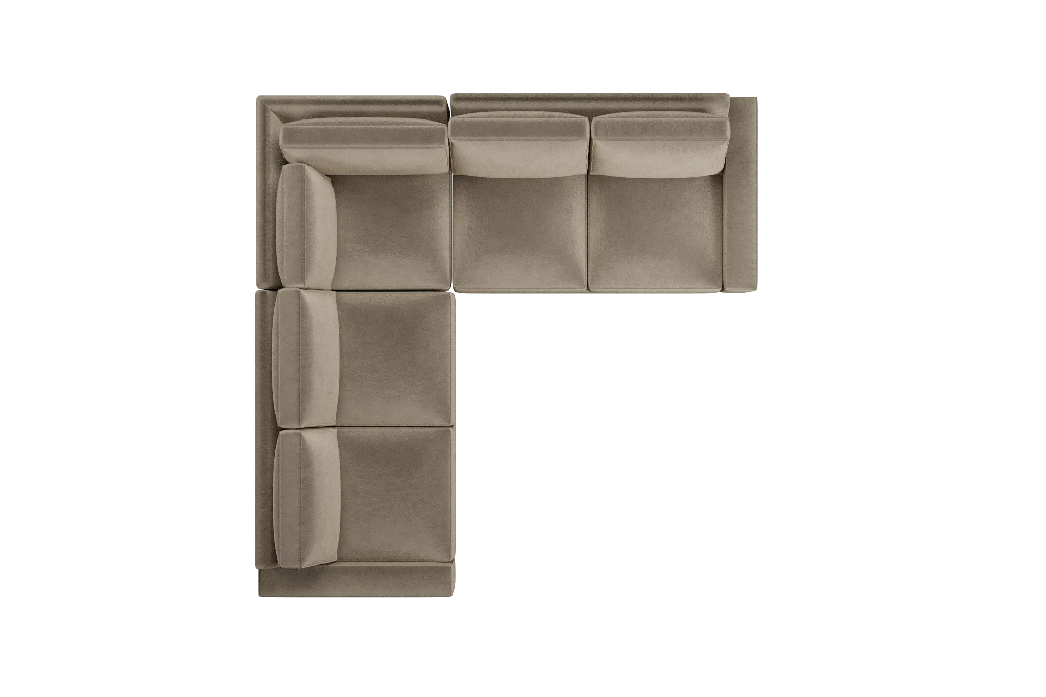 Edgewater Joya Beige Small Two-arm Sectional