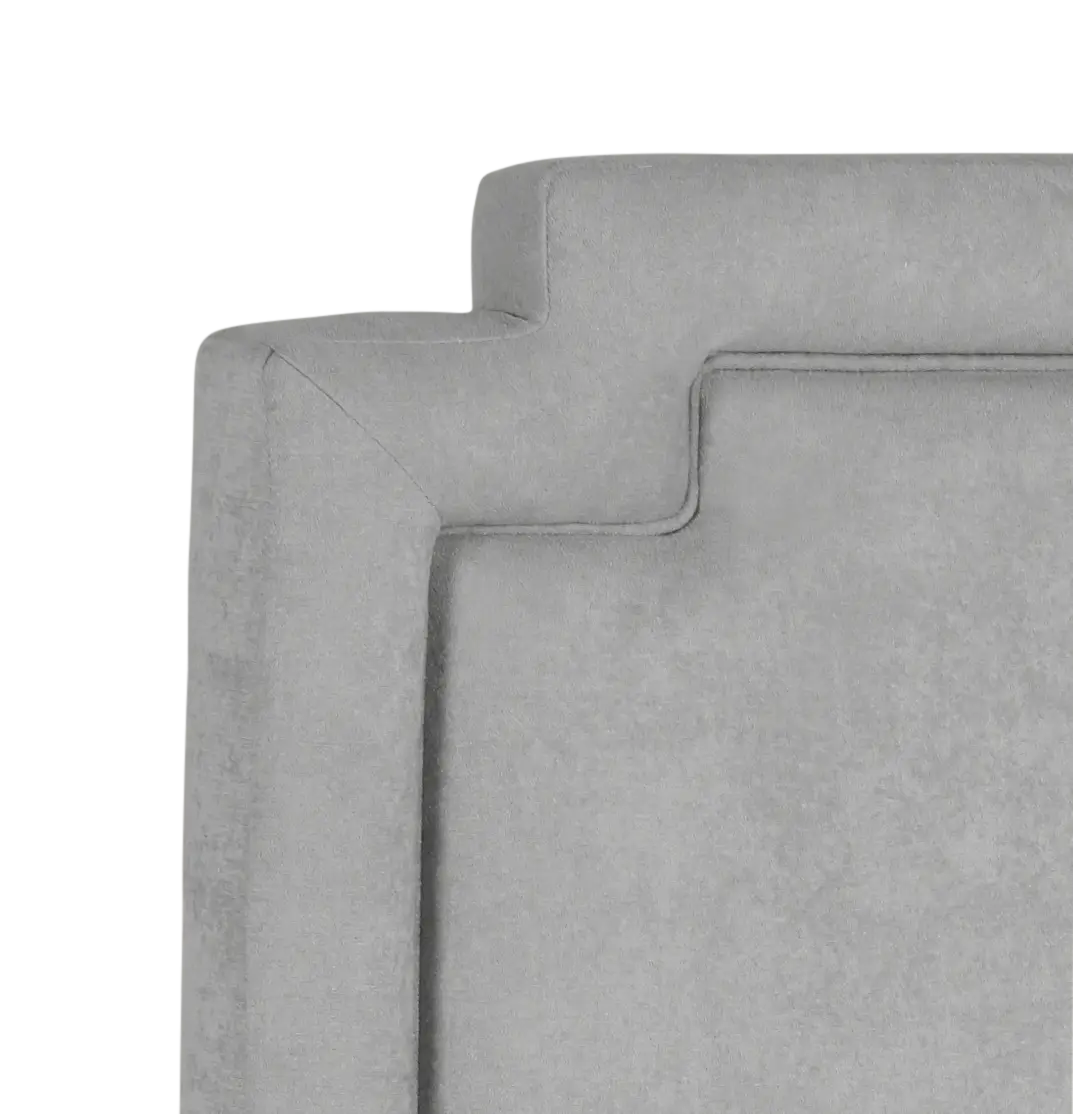 Whitney Light Gray Uph Platform Bed Whitney Light Gray Uph Platform Bed