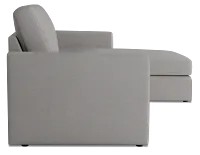 Citymod Light Gray Fabric Small Right Chaise Sectional