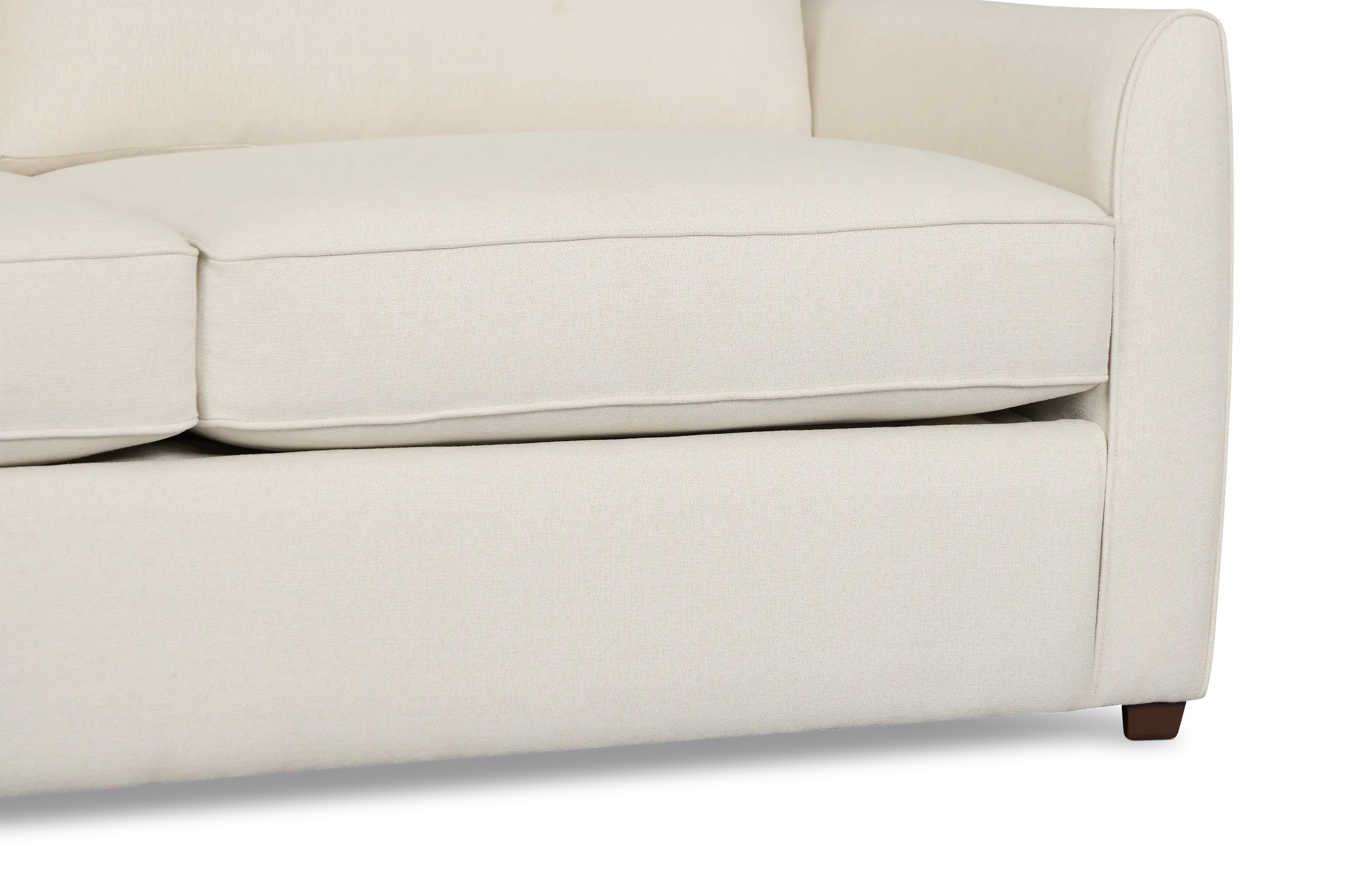Tate Light Beige Small Memory Foam Sleeper