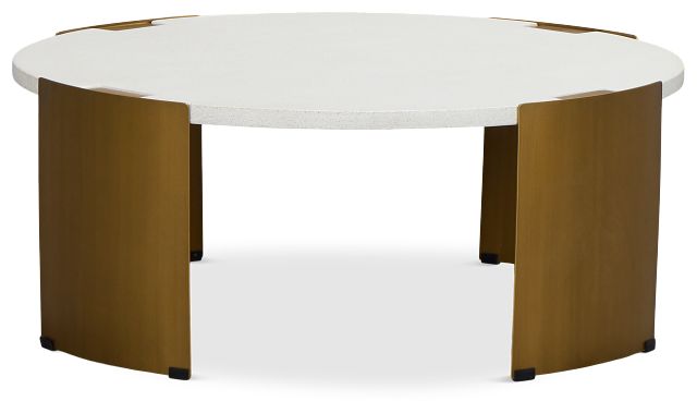 Jensen White Round Coffee Table