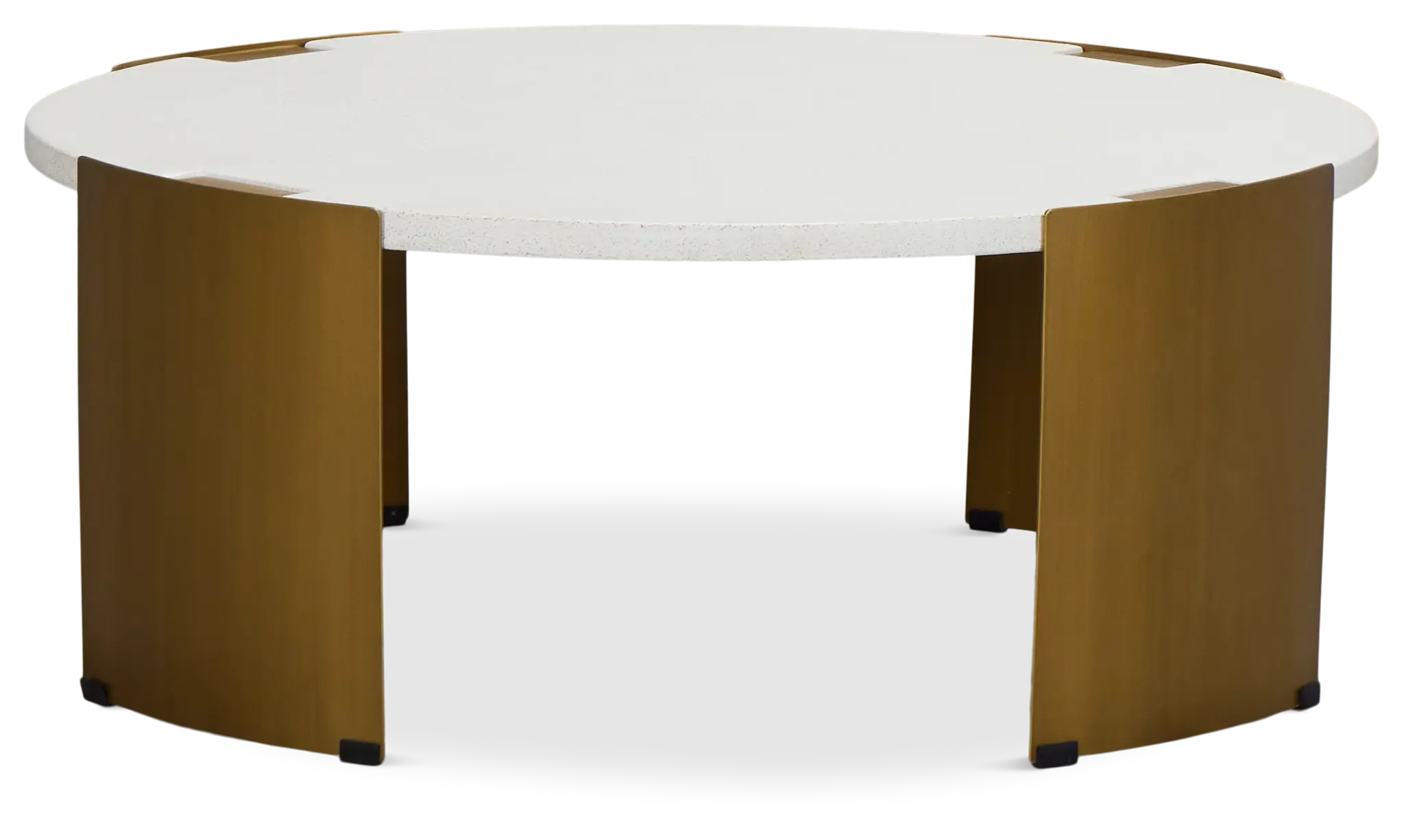 Jensen White Round Coffee Table Jensen White Round Coffee Table