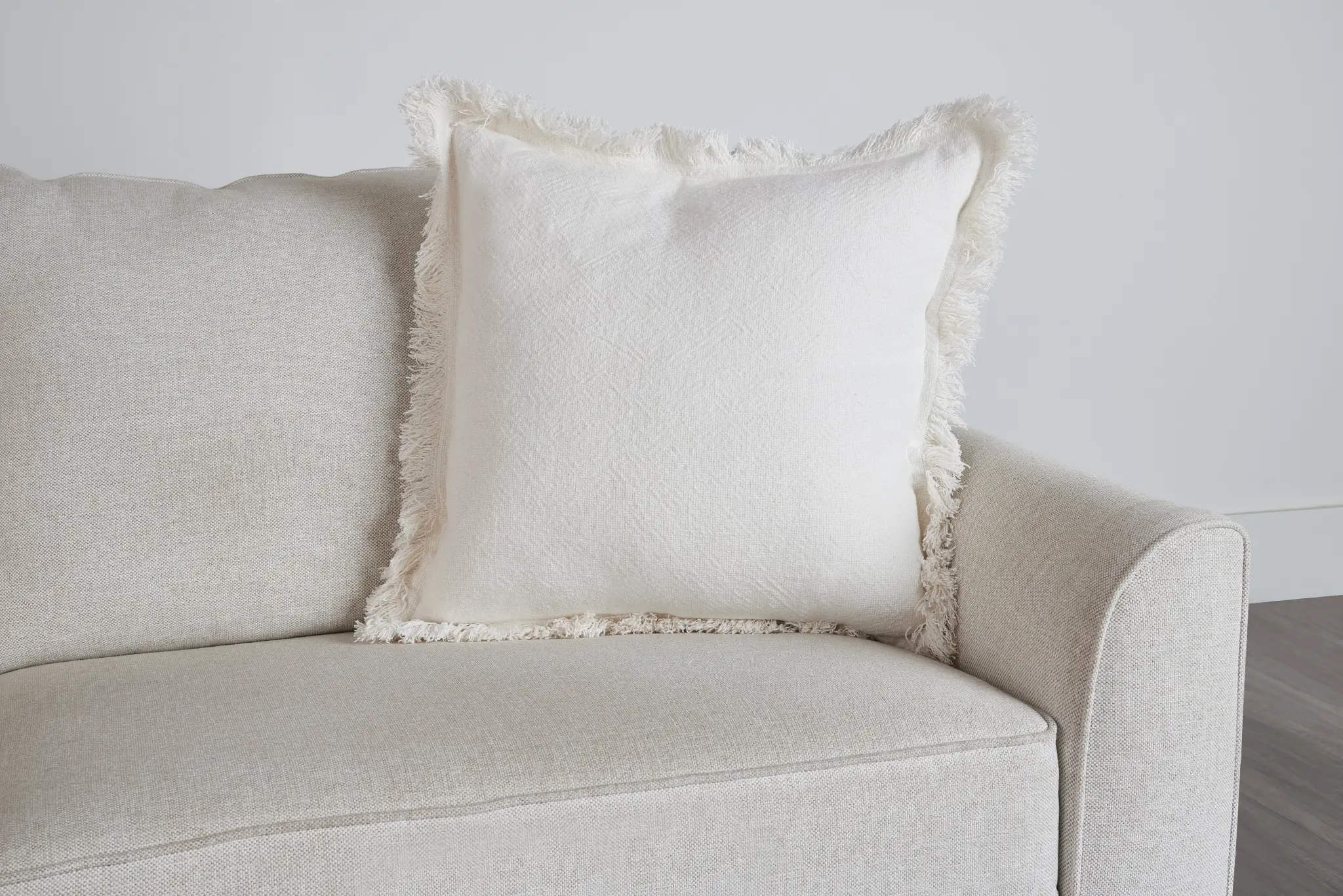 Lauren Ivory 22" Square Accent Pillow Lauren Ivory 22" Square Accent Pillow