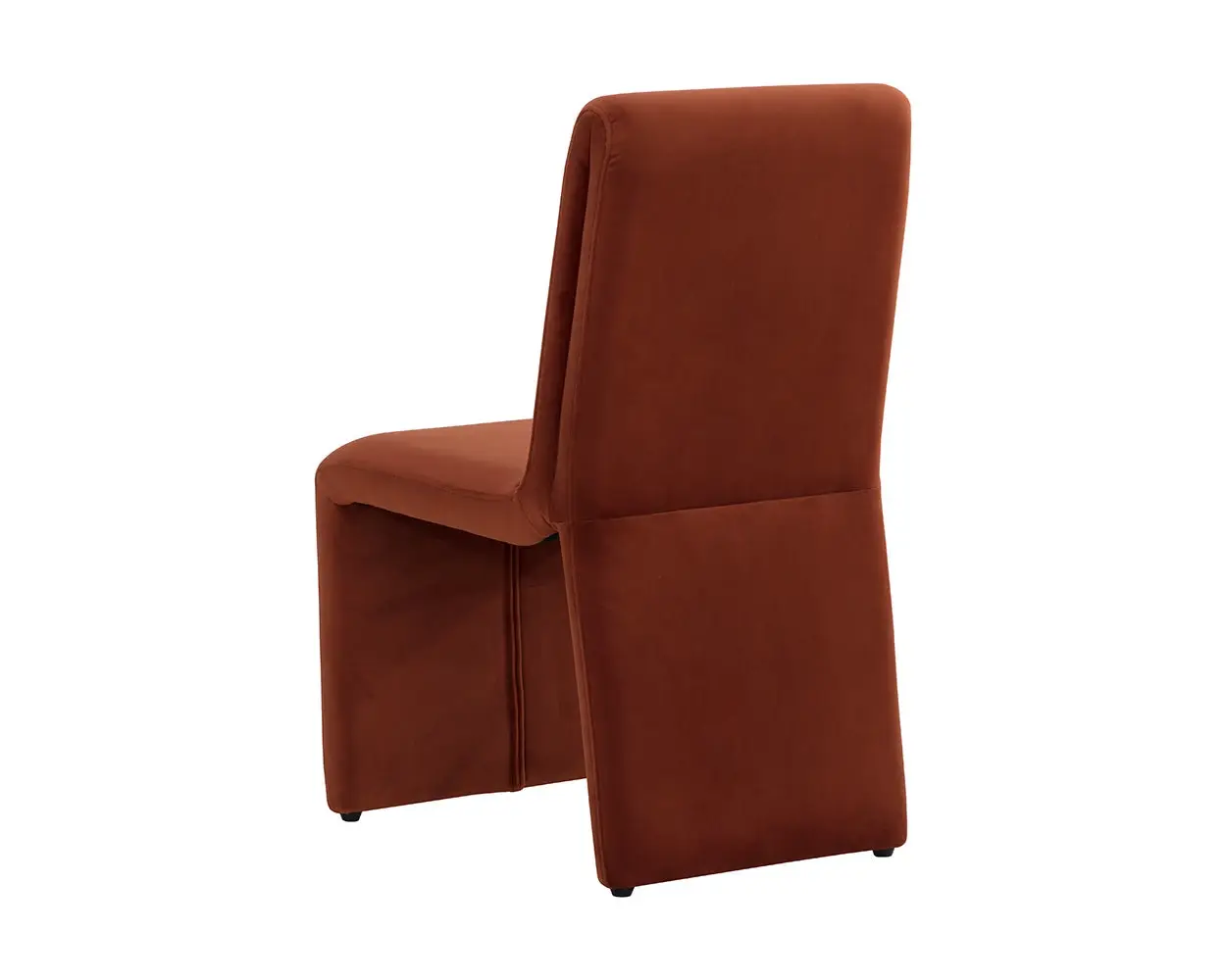 Heron Orange Fabric Upholstered Side Chair Heron Orange Fabric Upholstered Side Chair