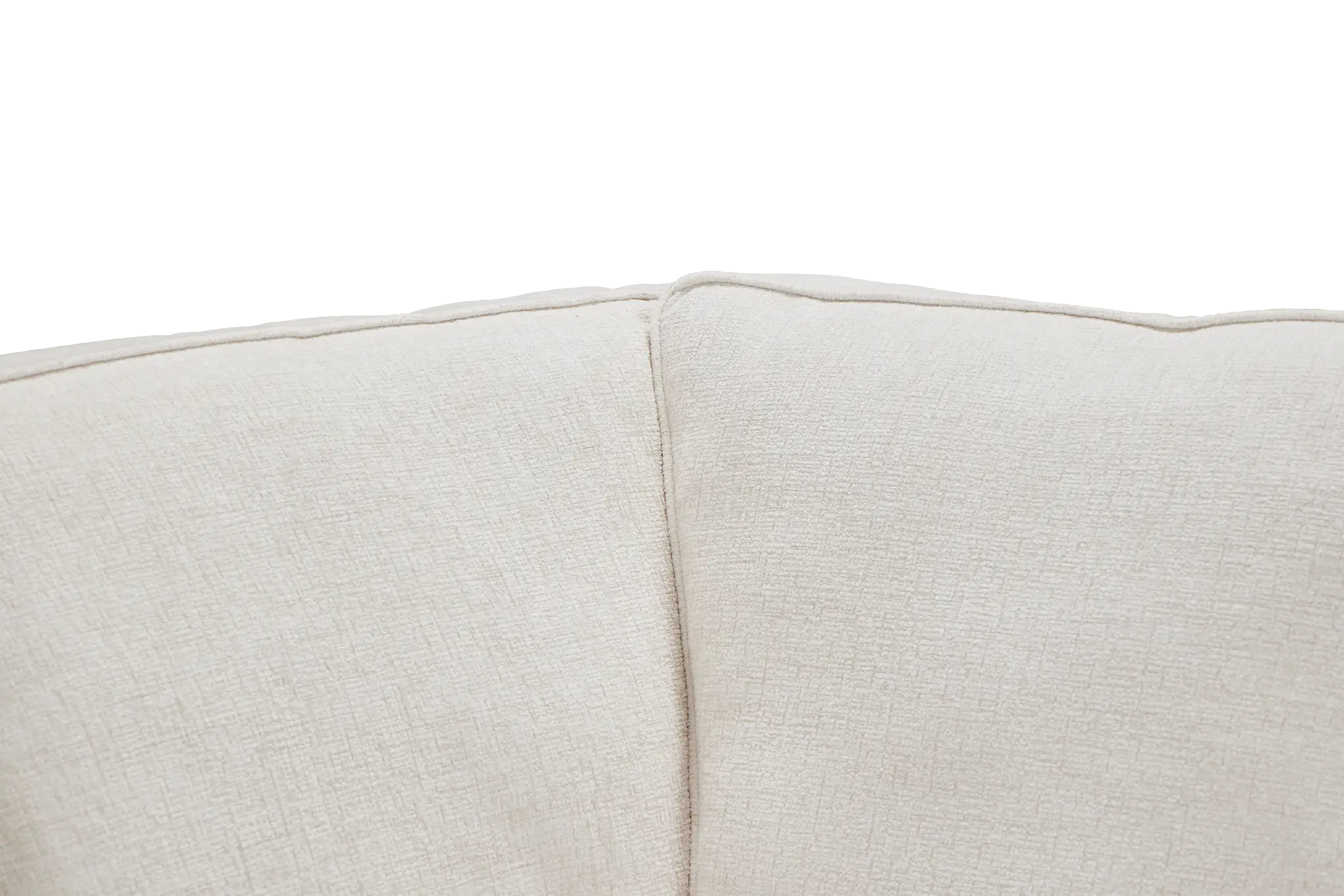 Andie White Fabric Medium Left Chaise Sectional Andie White Fabric Medium Left Chaise Sectional