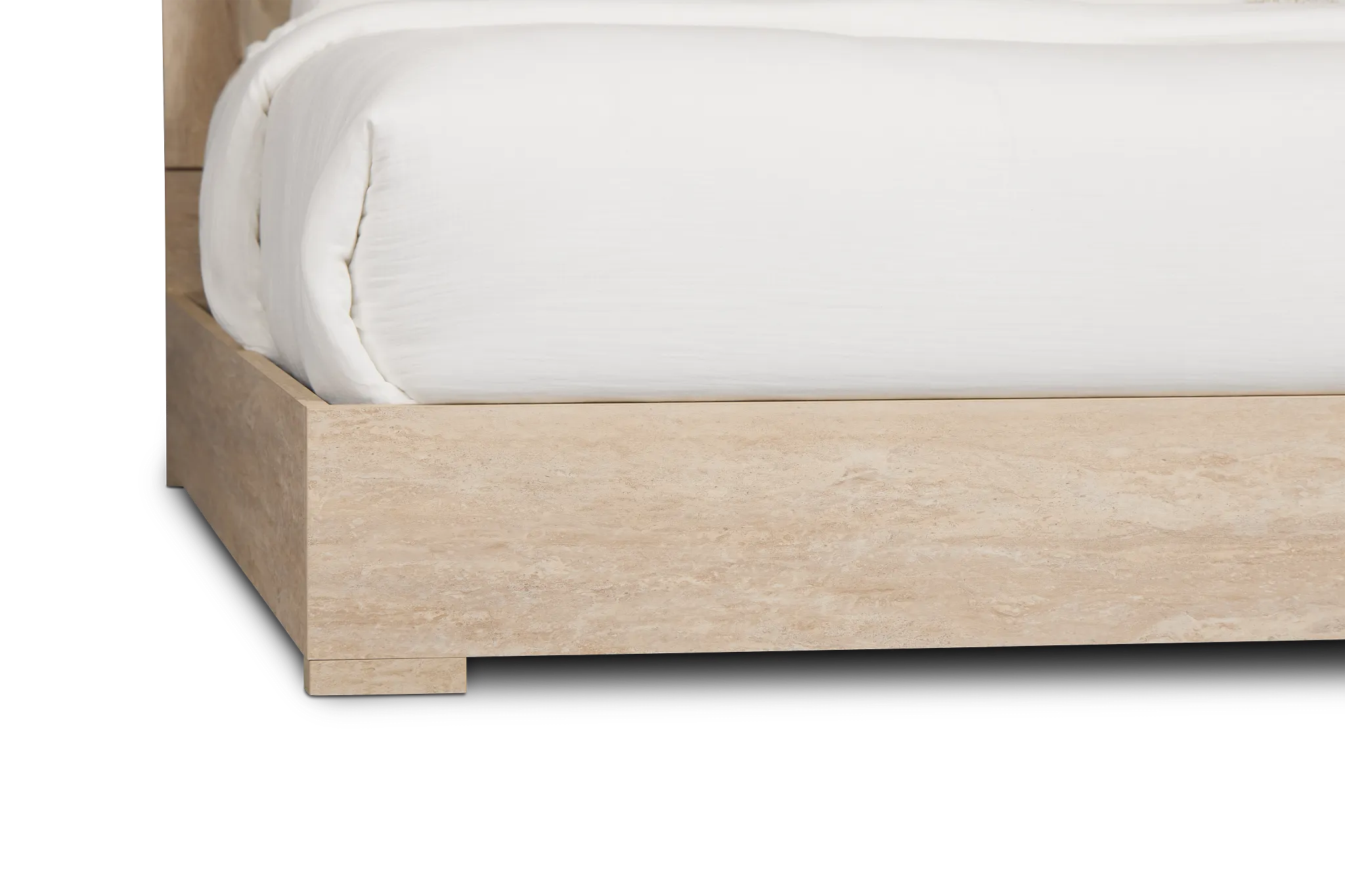 Malta Light Gray Panel Bed