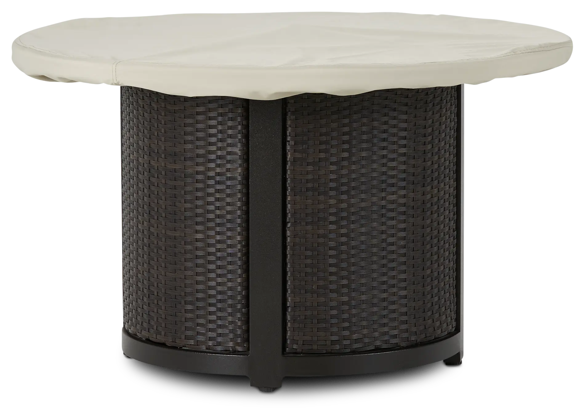 Khaki Round Fire Pit Outdoor Cover Khaki Round Fire Pit Outdoor Cover