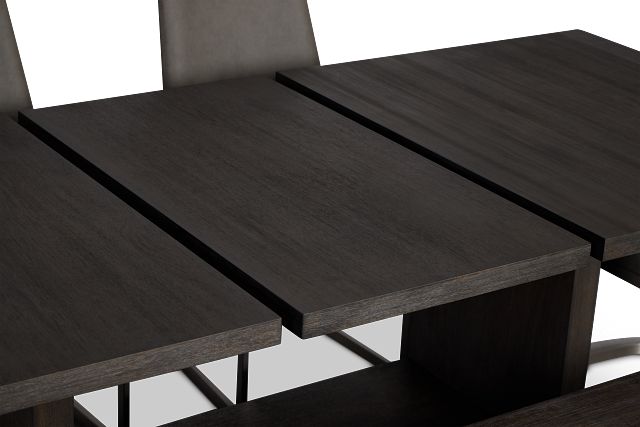 Madden Dark Tone Table, 4 Chairs & Bench