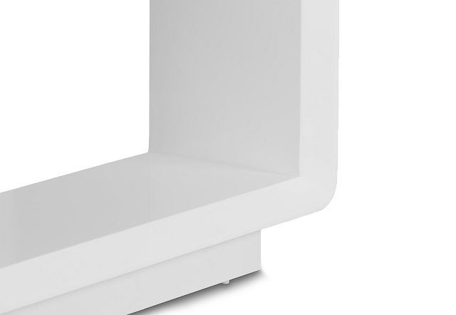 Zayden White Sofa Table