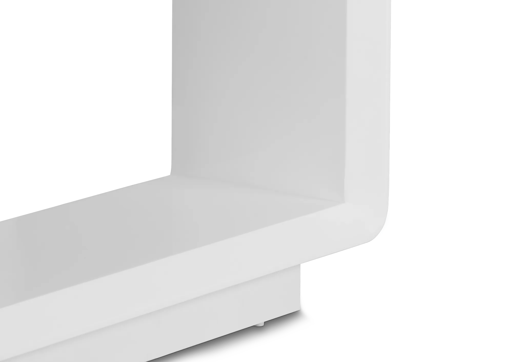 Zayden White Sofa Table