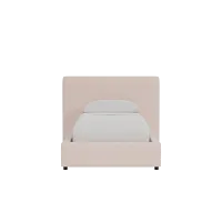 Grayton Joya Light Pink 44" Upholstered Platform Bed