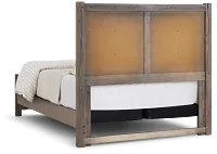 Salt Lake Gray Panel Bed