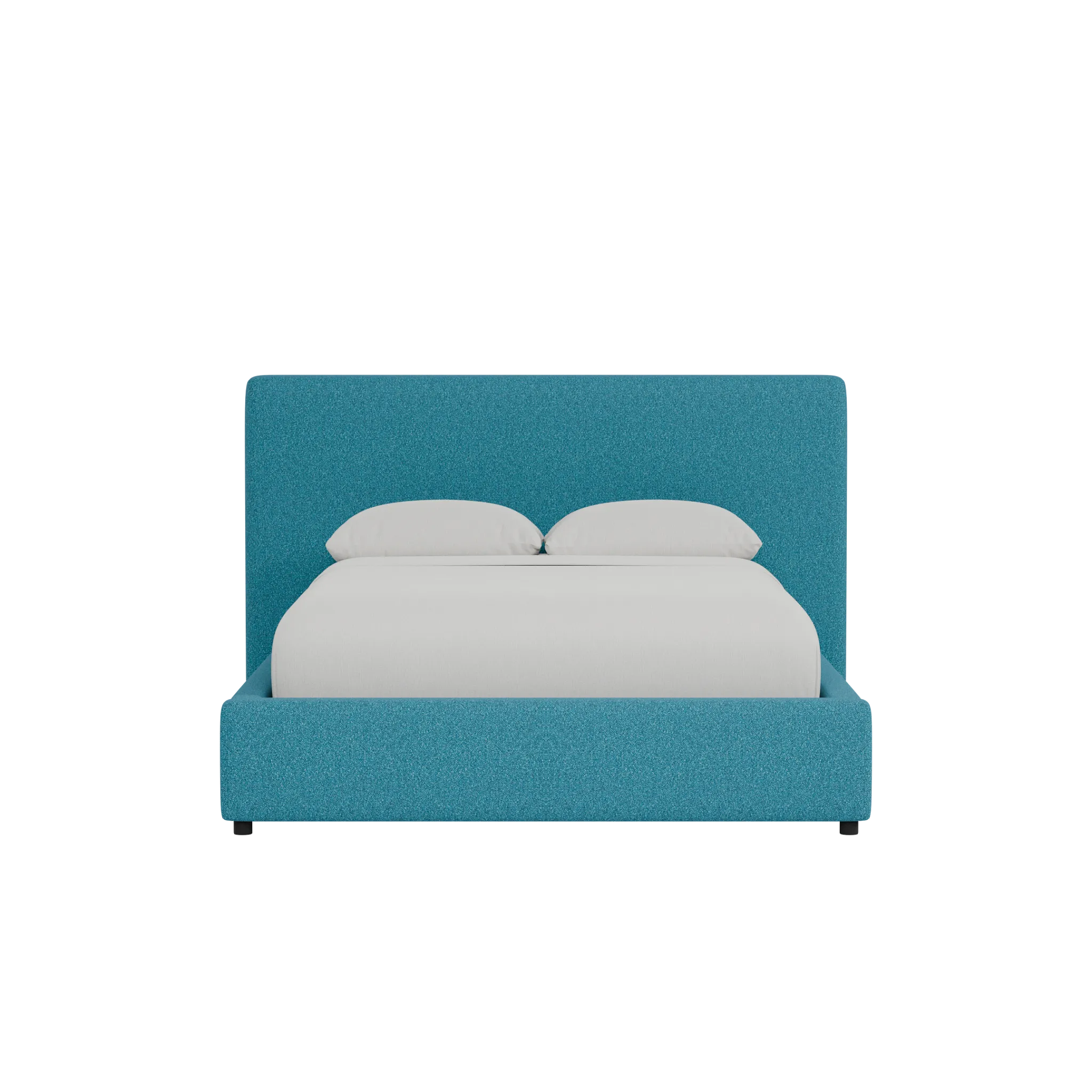 Grayton Elite Teal 44" Upholstered Platform Bed