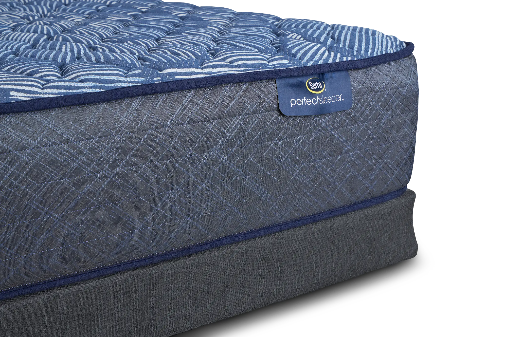 Serta Perfect Sleeper Cobalt Calm Extra Firm Low-profile Mattress Set Serta Perfect Sleeper Cobalt Calm Extra Firm Low-profile Mattress Set