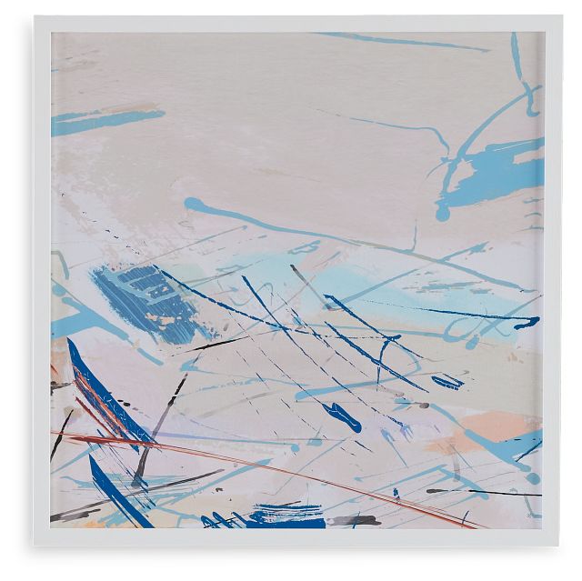 Elly Ivory Framed Wall Art