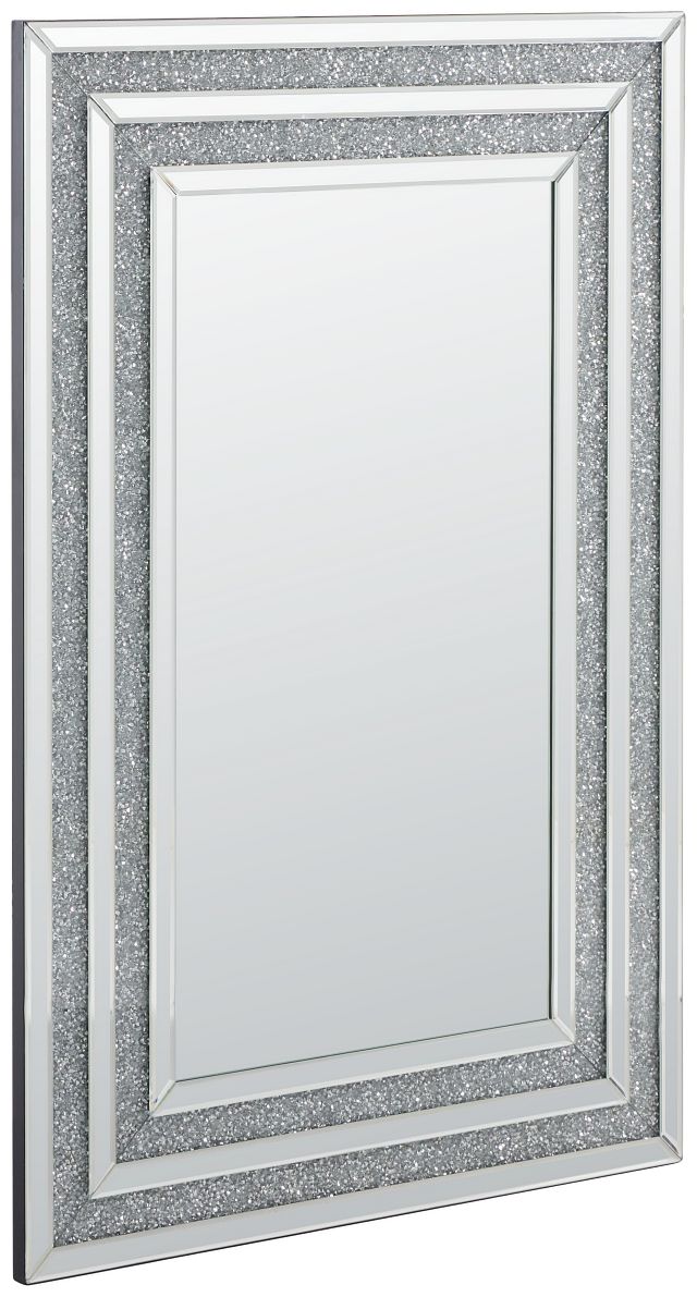 Juliet Silver Square Mirror